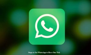 WhatsApp to Have One Tick